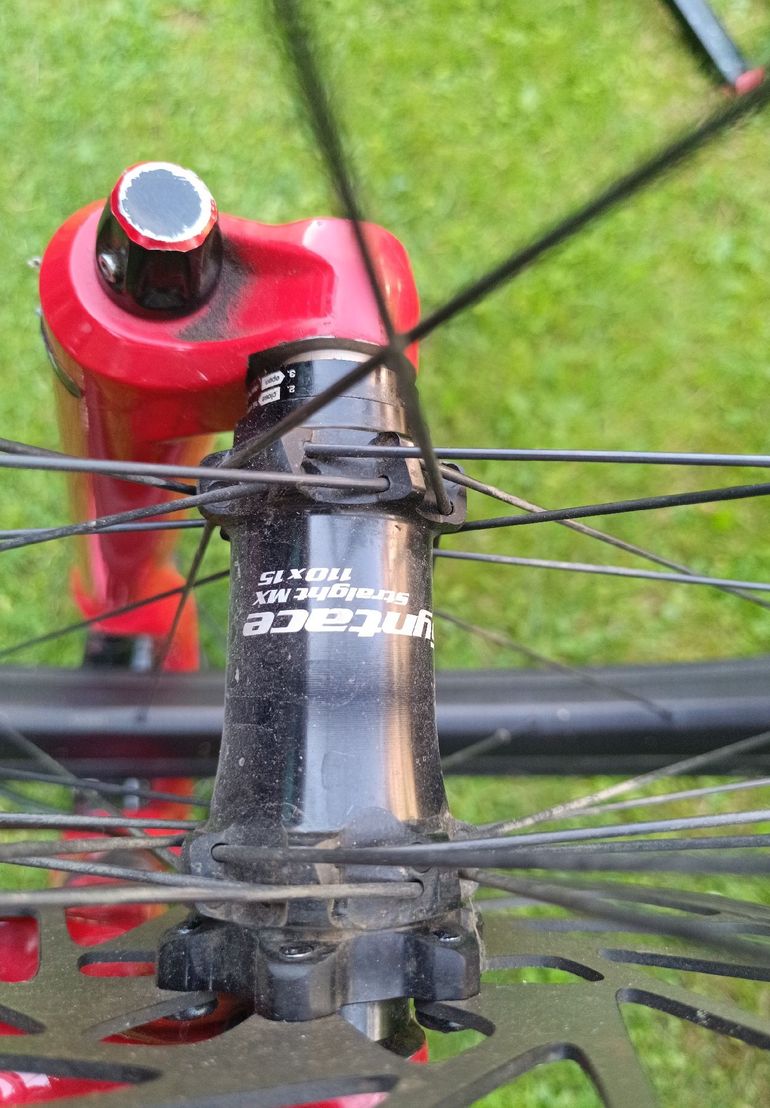 Used Nukeproof Custom SRAM GX Eagle 2021 Mountainbike, Red — image 13 of 16