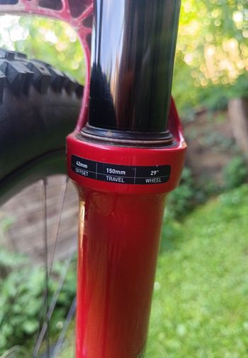 Used Nukeproof Custom SRAM GX Eagle 2021 Mountainbike, Red — image 6 of 16