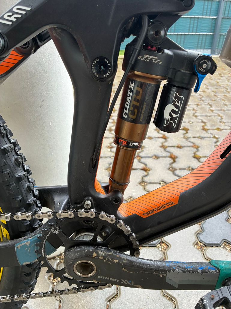 Used Canyon Strive SRAM XX1 Eagle 2015 Mountainbike, Blue — image 4 of 9