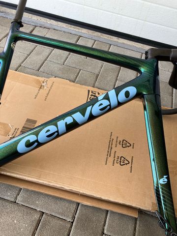 Gebrauchtes Cervélo Caledonia Ultegra 2022 Frameset 2022 Road & Gravel, Grün — Bild 6 von 15