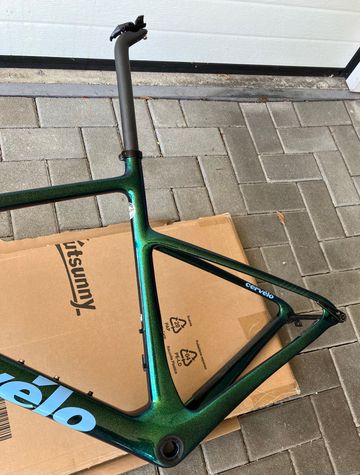 Gebrauchtes Cervélo Caledonia Ultegra 2022 Frameset 2022 Road & Gravel, Grün — Bild 9 von 15