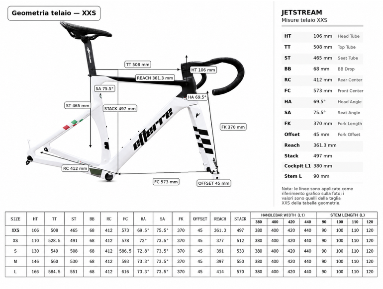 Used Efferre Aero Jetstream 2026 Road & Gravel, White — image 4 of 4