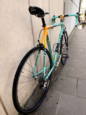 Used Bianchi Custom Campagnolo Record 2000 Road & Gravel, Blue — image 13 of 16