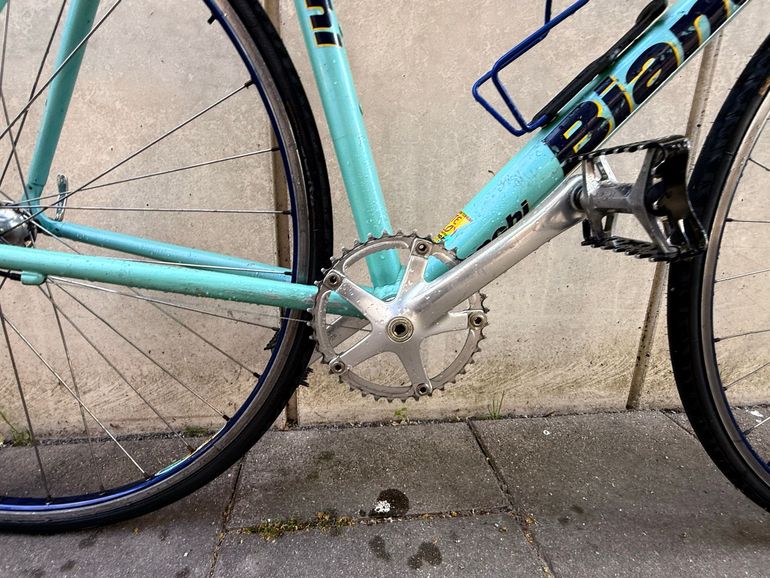 Gebrauchtes Bianchi Custom Campagnolo Record 2000 Road & Gravel, Blau — Bild 9 von 16