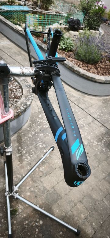 Mondraker F-Podium Carbon RR 2021 Frameset 2021 Mountainbike usato, Grigio chiaro — immagine 4 di 5
