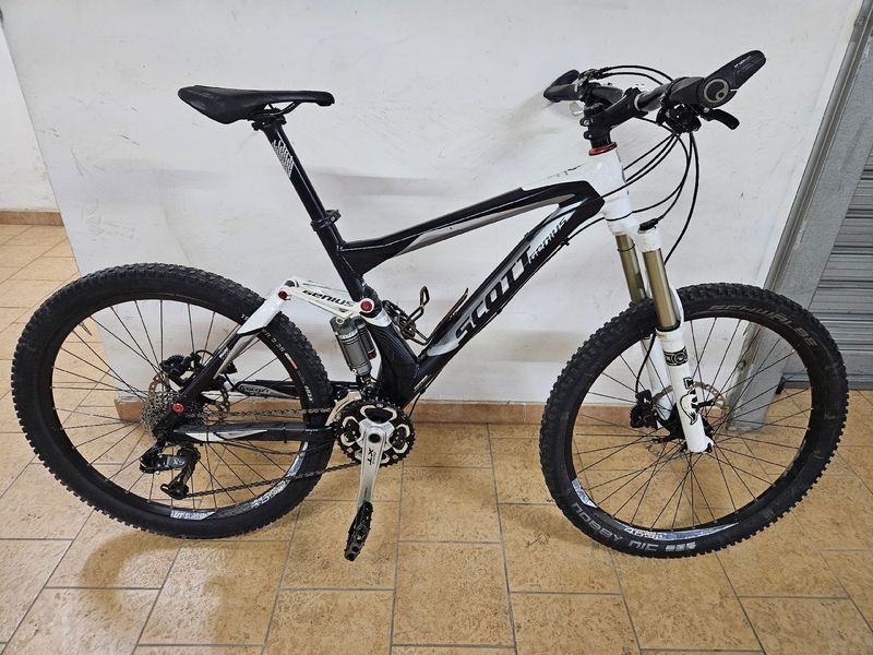 Used Scott Genius SRAM X9 2011 Mountainbike, White — image 2 of 15