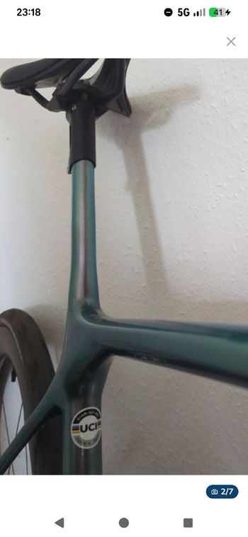 Brugt Giant TCR Advanced SL Disc 1 AXS 2023 Frameset 2023 Road & Gravel