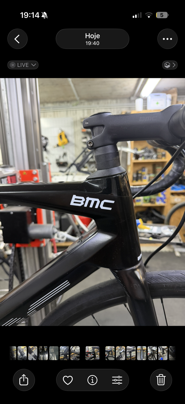 Used BMC Roadmachine FIVE 2024 2024 Road & Gravel, Black — image 6 of 19