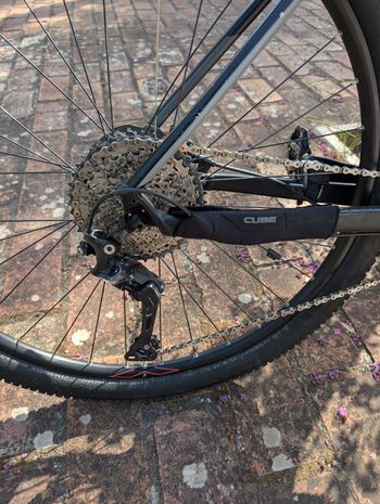CUBE Race ONE Black´n´flashred 19" 2017 Mountainbike usato, Nero — immagine 6 di 9