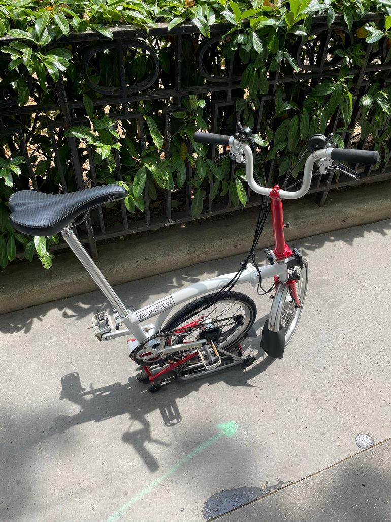 Gebrauchtes Brompton M6R 2019 2019 Urban, Weiß — Bild 4 von 6