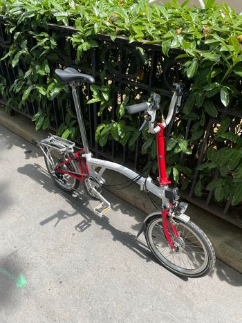 Gebrauchtes Brompton M6R 2019 2019 Urban, Weiß — Bild 2 von 6