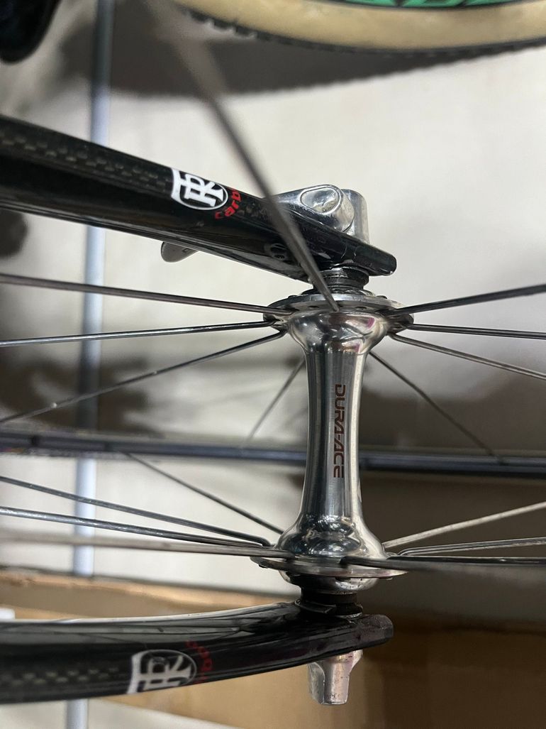Tweedehands Lapierre ultimate appartenu à un coureur fdj 2007 Road & Gravel — afbeelding 4 van 8