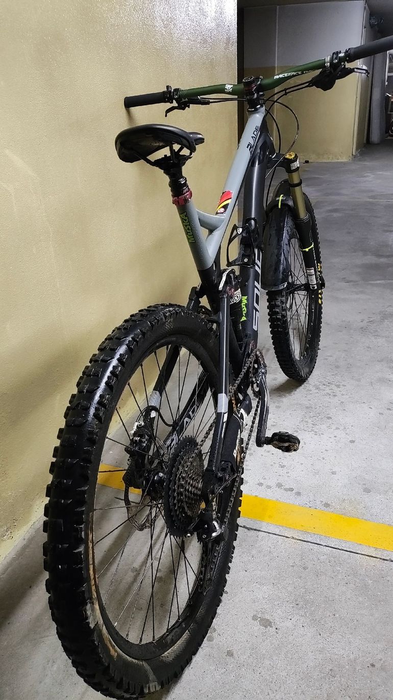 Brugt Solid Blade AM Custom Mullet 2016 Mountainbike — billede 4 af 10