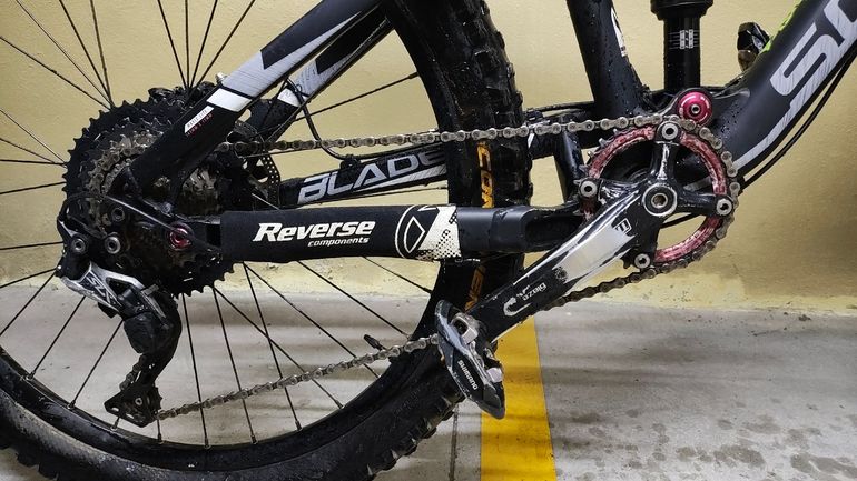 Brugt Solid Blade AM Custom Mullet 2016 Mountainbike — billede 9 af 10