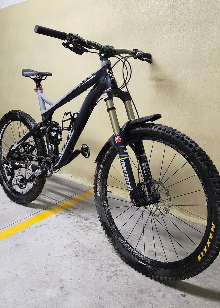 Brugt Solid Blade AM Custom Mullet 2016 Mountainbike — billede 3 af 10
