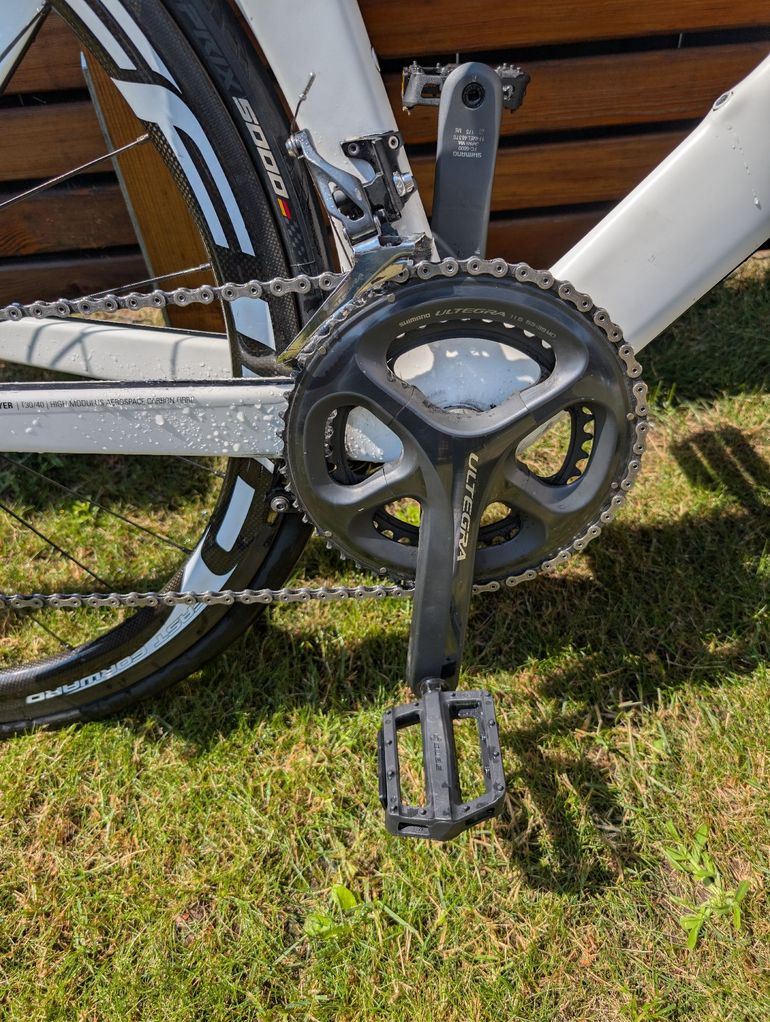 Gebrauchtes Rose Aeroflyer Shimano Ultegra 2018 Road & Gravel, Weiß — Bild 3 von 12