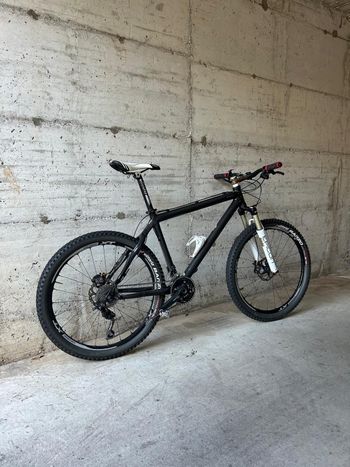 Gebrauchtes Handmade Custom Shimano Deore XT 2014 Mountainbike, Schwarz — Bild 12 von 12