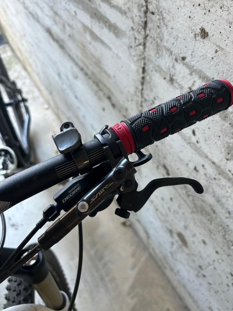 Gebrauchtes Handmade Custom Shimano Deore XT 2014 Mountainbike, Schwarz — Bild 4 von 12
