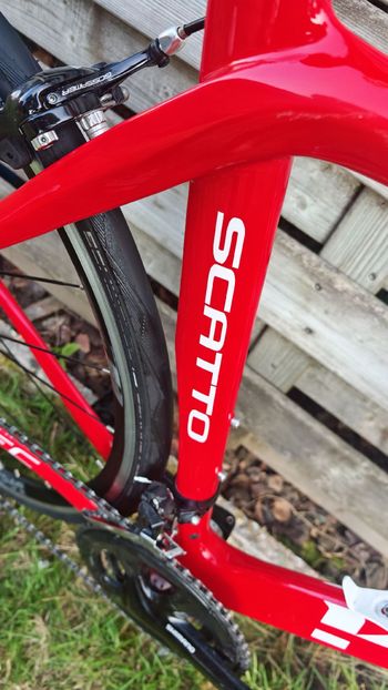 Scatto Custom Shimano 105 2017 Road & Gravel de segunda mano, Rojo — imagen 12 de 25