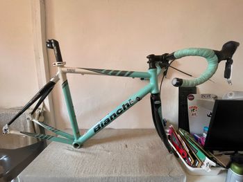 Brugt Bianchi Nirone Frameset 2010 Road & Gravel — billede 7 af 9