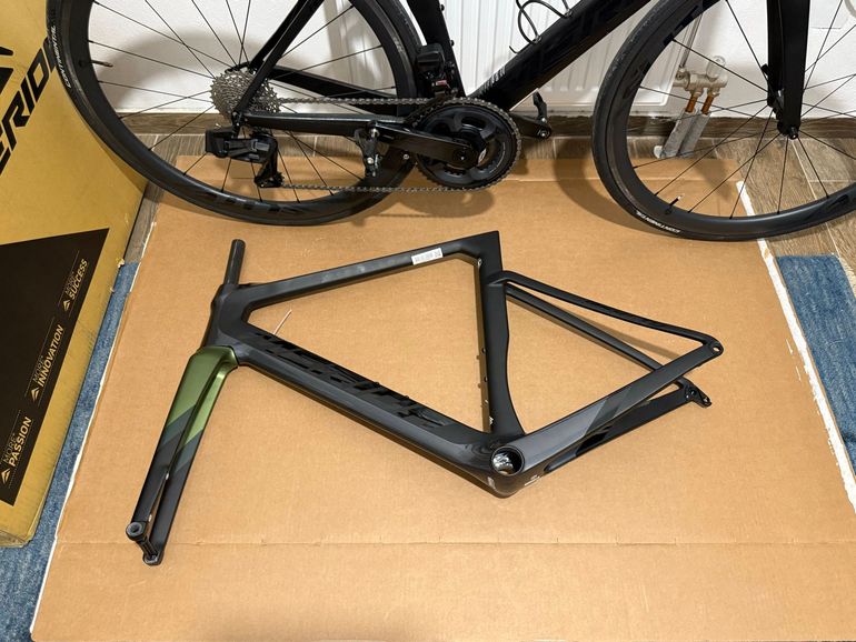 Used Merida REACTO DISC 8000-E 2020 Frameset 2020 Road & Gravel, Light Gray — image 3 of 32