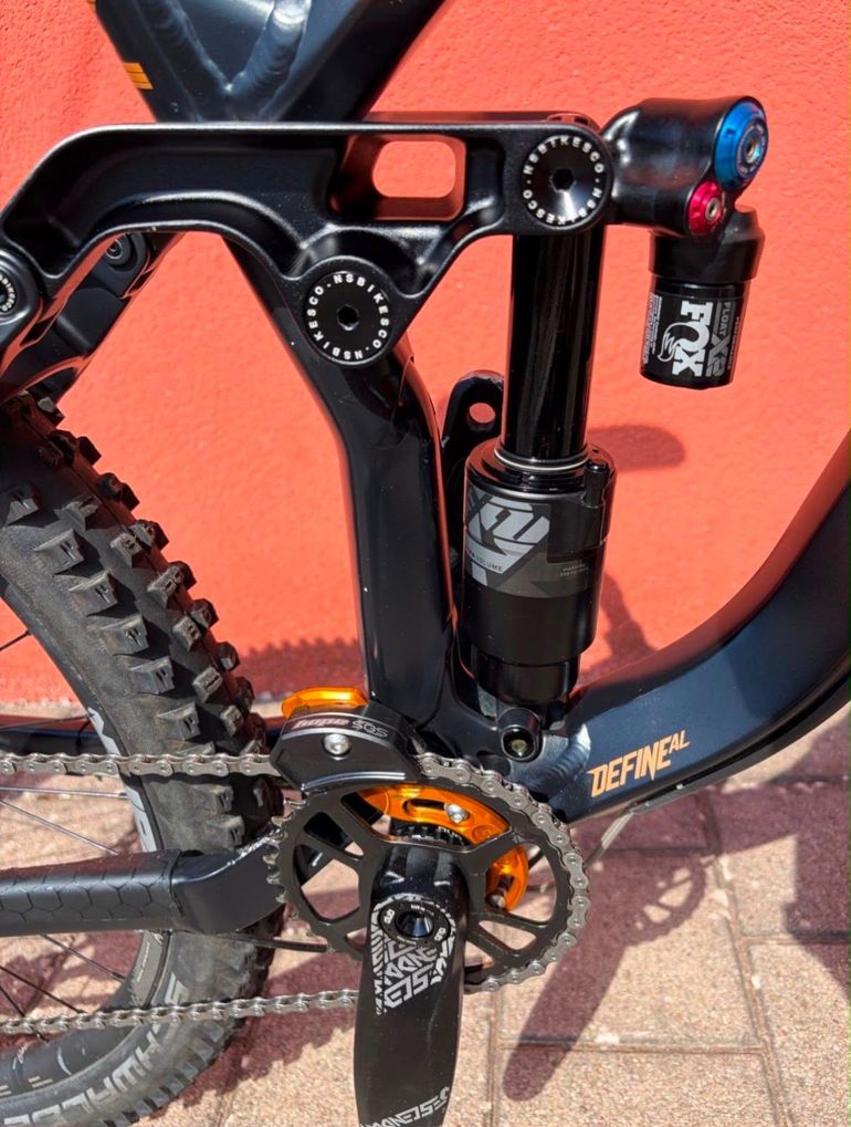 Used Ns bikes Custom SRAM GX Eagle 2024 Mountainbike, Orange — image 4 of 7
