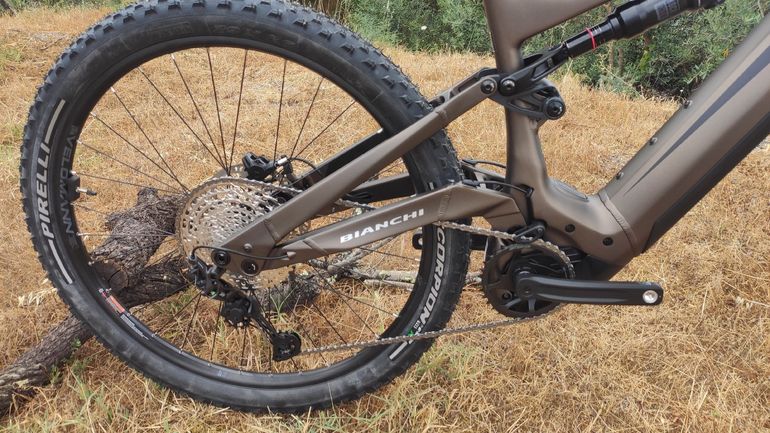 Used Bianchi E-Vertic Shimano Deore XT 2025 Mountainbike, Black — image 4 of 6
