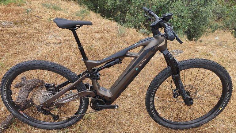 Used Bianchi E-Vertic Shimano Deore XT 2025 Mountainbike, Black — image 2 of 6