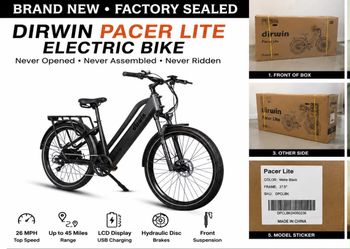 Used Dirwin Custom Shimano Altus 2026 Urban, Black — image 2 of 6