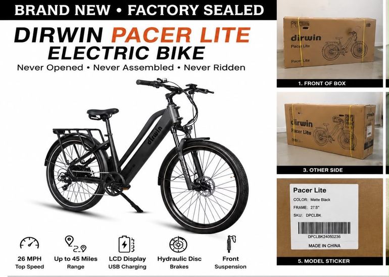 Used Dirwin Custom Shimano Altus 2026 Urban, Black — image 2 of 6