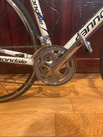 Used Cannondale Caad Shimano 105 2008 Road & Gravel, White — image 3 of 5
