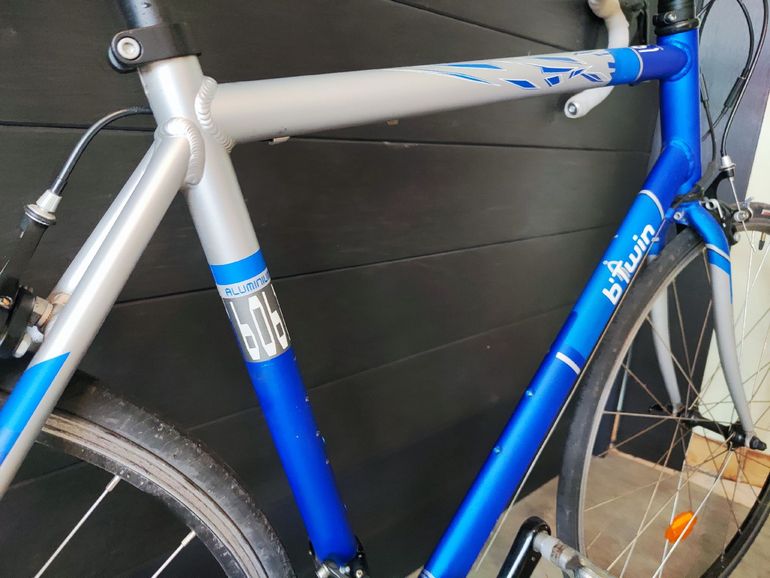 Used B’TWIN Custom Campagnolo Mirage 2008 Road & Gravel, Blue — image 4 of 10