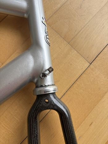 Used Eddy Merckx Custom Frameset 1999 Road & Gravel, Light Gray — image 10 of 12