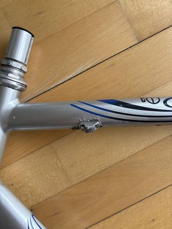 Used Eddy Merckx Custom Frameset 1999 Road & Gravel, Light Gray — image 9 of 12