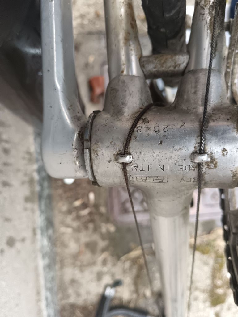 Used Alan Custom Campagnolo Record 1985 Road & Gravel, Light Gray — image 9 of 11