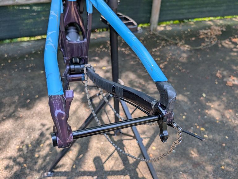 Used Mondraker FOXY R 2023 Frameset 2023 Mountainbike, Purple, 29 — image 3 of 13