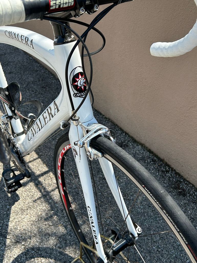 Used Cavalera Custom Campagnolo Centaur 2015 Road & Gravel, White — image 7 of 12