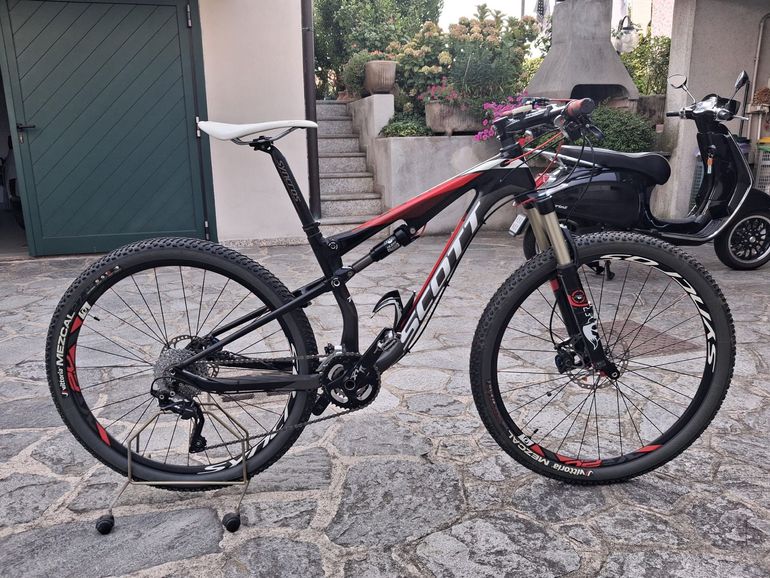 Gebrauchtes Scott Spark Shimano Deore XT 2014 Mountainbike, Schwarz — Bild 5 von 5