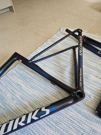 Used Specialized Tarmac Frameset 2024 Road & Gravel, Blue — image 3 of 4