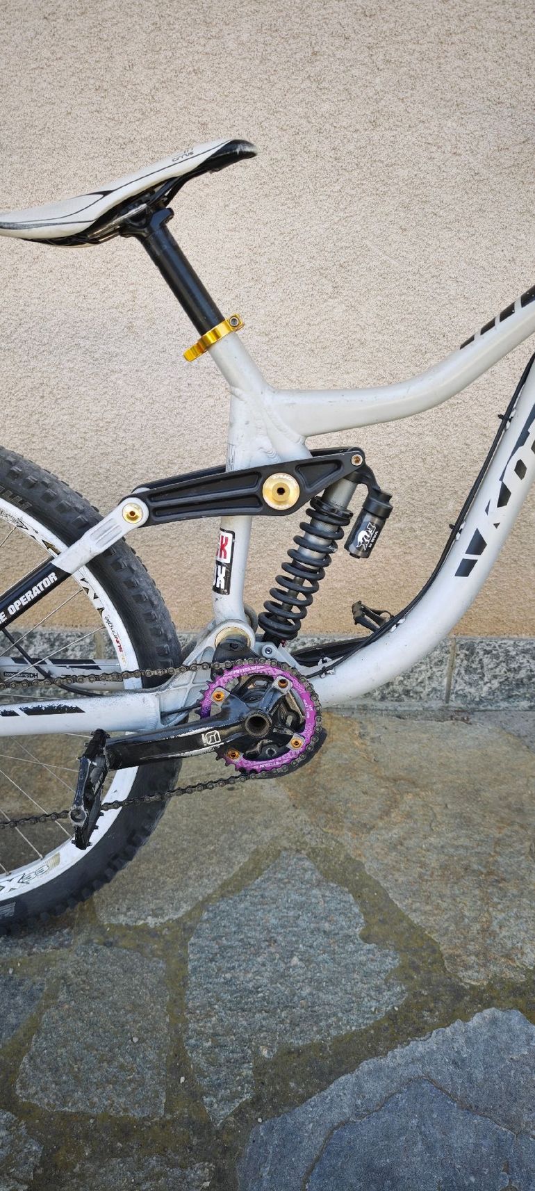 Used Kona Supreme Operator 2017 2017 Mountainbike, Light Gray, 27.5 — image 4 of 4