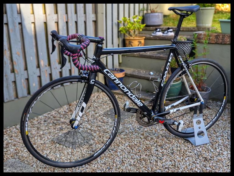 Gebrauchtes Cannondale Caad Shimano 105 2011 Road & Gravel, Schwarz — Bild 5 von 8