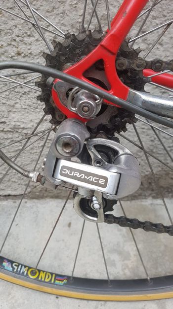 Colnago Custom Shimano Dura Ace 1982 Road & Gravel usato, Rosso — immagine 3 di 4