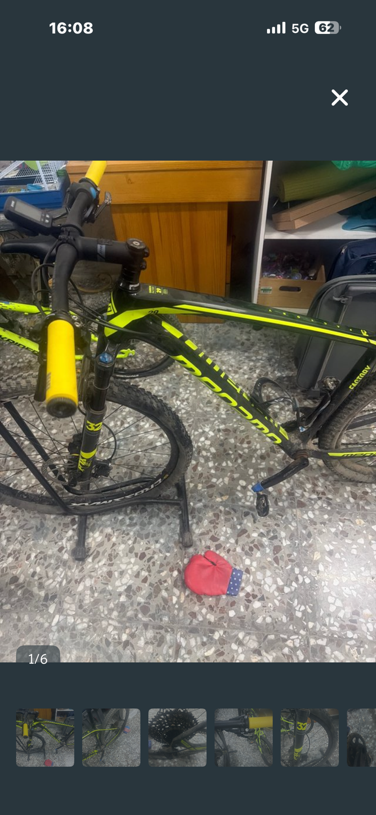 Used Megamo Factory SRAM XX1 2018 Mountainbike, Black, 29 — image 2 of 3