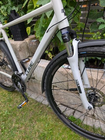 Used CUBE NATURE PRO 2021 2021 Urban, Light Gray — image 5 of 9