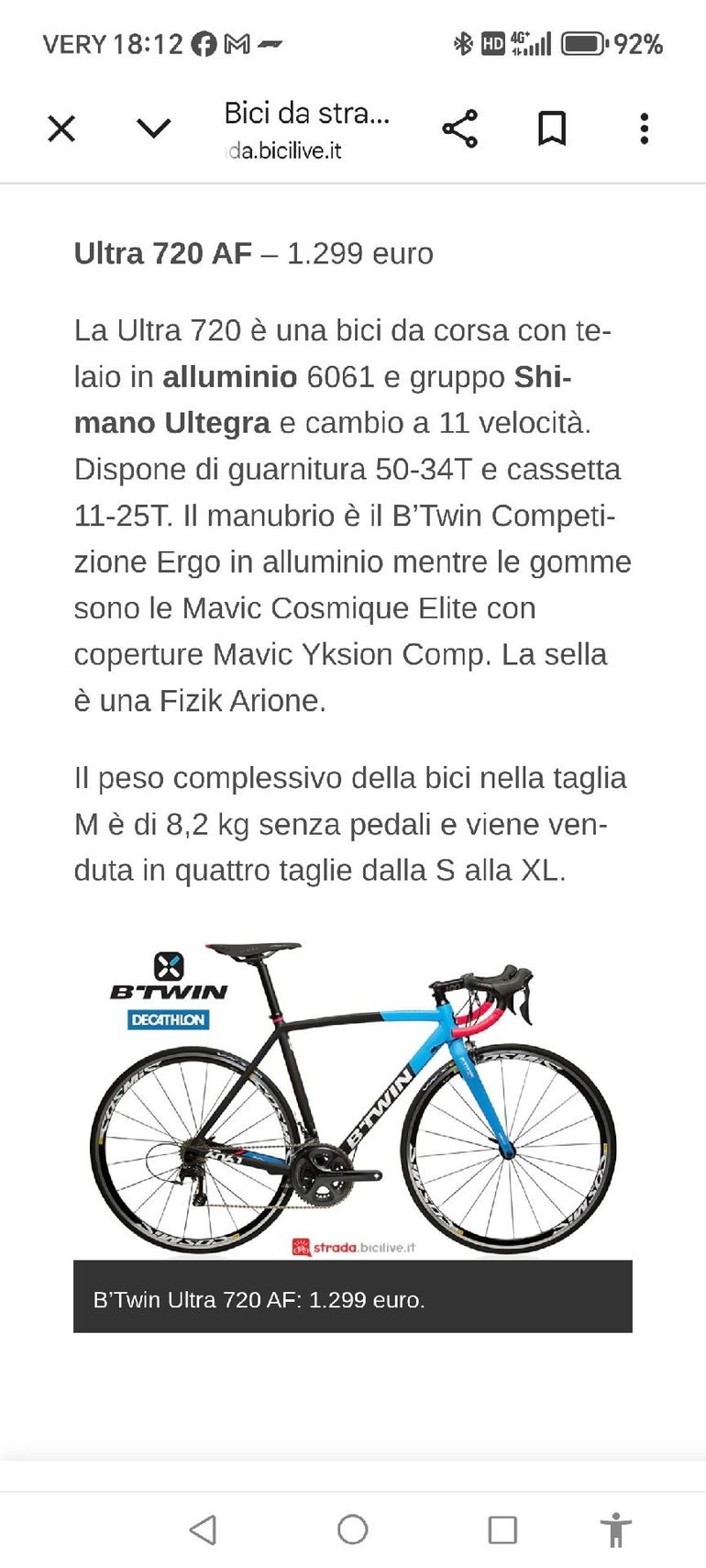 B Twin Custom Shimano Ultegra 2016 Road & Gravel de segunda mano, Negro — imagen 4 de 4