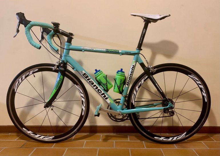 Used Bianchi Infinito Shimano Dura Ace 2007 Road & Gravel, Green — image 2 of 12