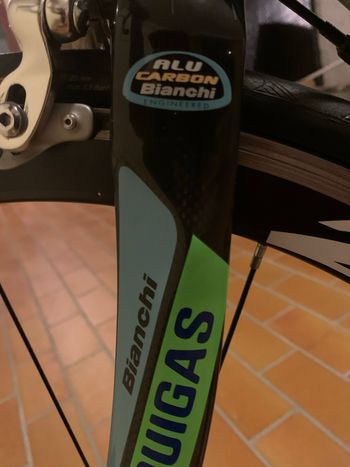 Bianchi Infinito Shimano Dura Ace 2007 Road & Gravel usato, Verde — immagine 16 di 16