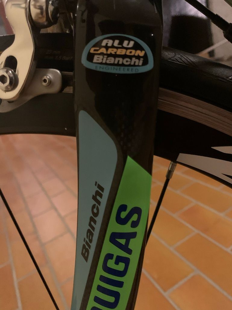Bianchi Infinito Shimano Dura Ace 2007 Road & Gravel usato, Verde — immagine 16 di 16