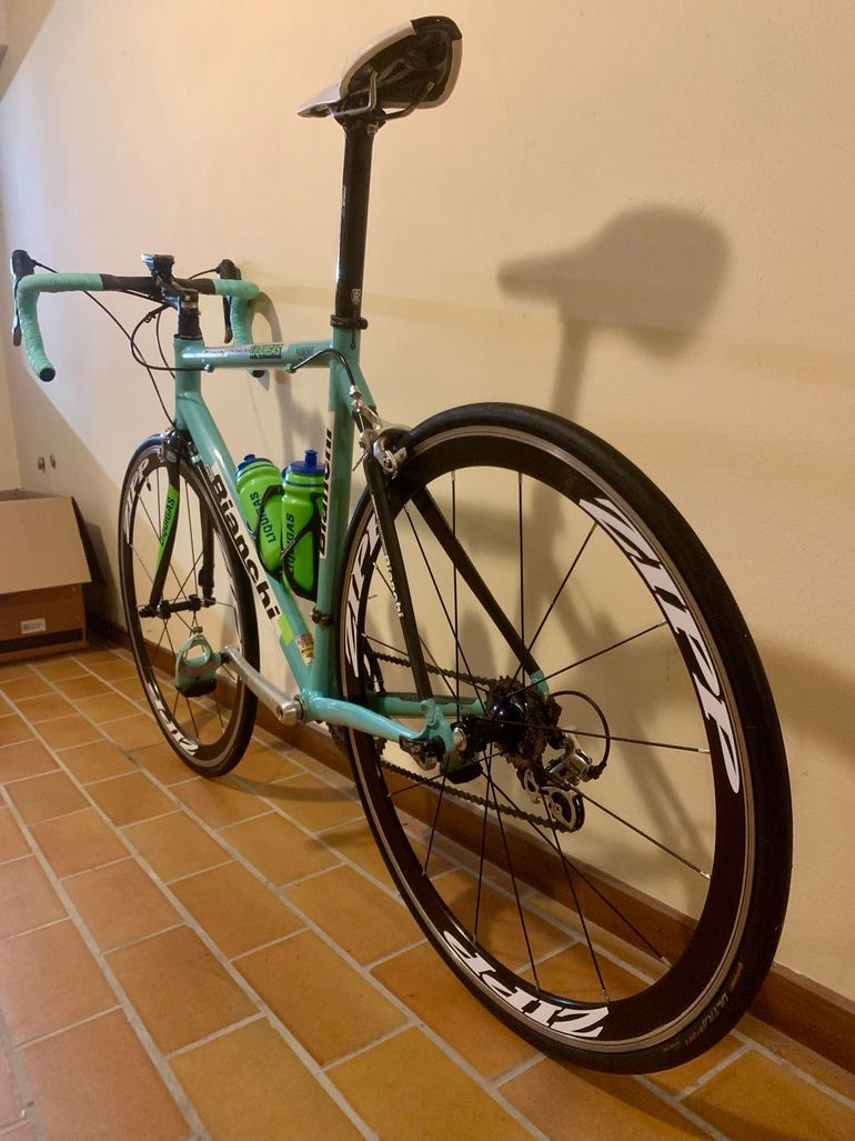 Used Bianchi Infinito Shimano Dura Ace 2007 Road & Gravel, Green — image 10 of 12