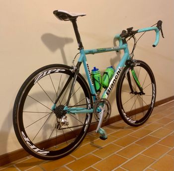 Used Bianchi Infinito Shimano Dura Ace 2007 Road & Gravel, Green — image 3 of 12